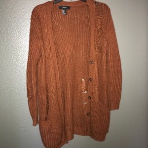 Burnt Orange cardigan